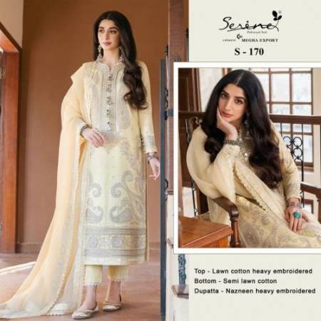 Serine S 170 Pakistani Dress Material Catalog